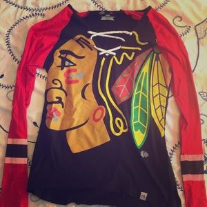 Majestic Chicago Blackhawks long sleeve shirt
